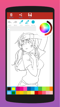 Scaricare Libro da colorare anime Arte e design per Android Screenshot 3