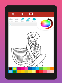 Scaricare Libro da colorare anime Arte e design per Android Screenshot 7