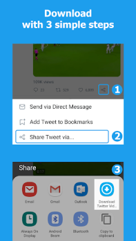 Scaricare Download Twitter Videos - GIF Strumenti per Android Screenshot 3