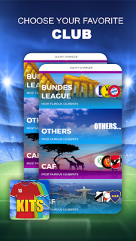 Scaricare Dream Kits League  Soccer WORLDWIDE Strumenti per Android Screenshot 2