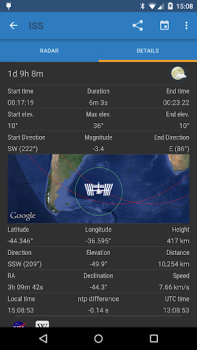 Scaricare Stazione Spaziale ISS Detector Educazione per Android Screenshot 3
