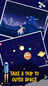 Gioco astronomia per i bambini
