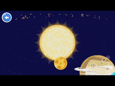 Gioco astronomia per i bambini