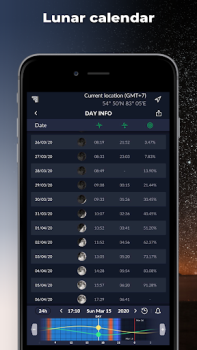 Scaricare Ephemeris – Sole e Luna Orario Strumenti per Android Screenshot 5