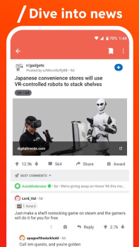 Scaricare Reddit Notizie e riviste per Android Screenshot 4