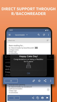 Scaricare BaconReader for Reddit Notizie e riviste per Android Screenshot 7