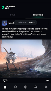 Scaricare DeviantArt Sociale per Android Screenshot 2