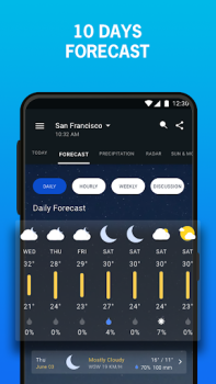 Scaricare 1Weather Forecasts & Radar Meteo per Android Screenshot 5