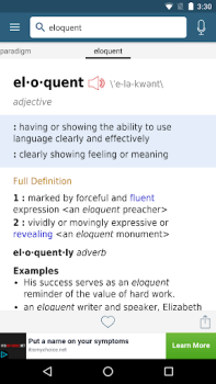 Scaricare Dictionary - Merriam-Webster Educazione per Android Screenshot 2