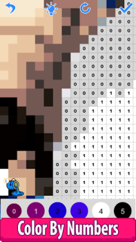 Anime Manga Pixel Art Coloring
