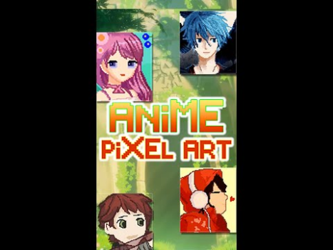 Anime Manga Pixel Art Coloring
