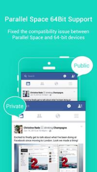 Scaricare Parallel Space - 64Bit Support Strumenti per Android