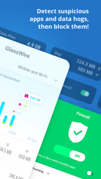 Scaricare GlassWire Data Usage Monitor Strumenti per Android Screenshot 2