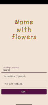 Scaricare Name With Flowers - Name Art Arte e design per Android Screenshot 5