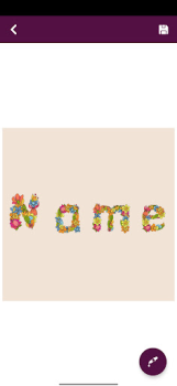 Scaricare Name With Flowers - Name Art Arte e design per Android Screenshot 6
