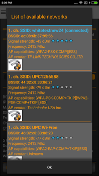 Scaricare Analizzatore WiFi - Analyzer Strumenti per Android Screenshot 5