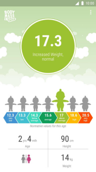 Scaricare BMI calculator for child Salute e fitness per Android Screenshot 5