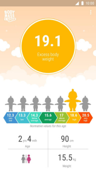 Scaricare BMI calculator for child Salute e fitness per Android Screenshot 6