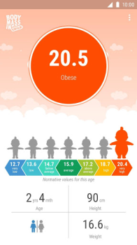 Scaricare BMI calculator for child Salute e fitness per Android Screenshot 7