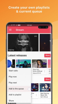 Scaricare Stream: lettore per Musica Musica e audio per Android Screenshot 3