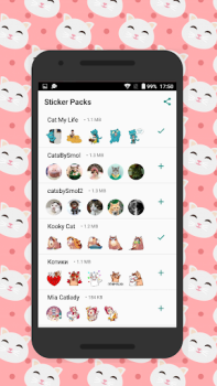 Scaricare Cats stickers Intrattenimento per Android Screenshot 4