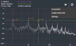 Scaricare Advanced Spectrum Analyzer PRO Musica e audio per Android Screenshot 2