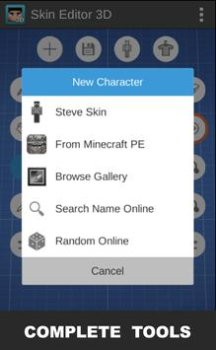 Scaricare Skin Editor 3D for Minecraft Strumenti per Android Screenshot 3