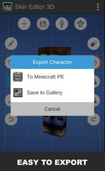 Scaricare Skin Editor 3D for Minecraft Strumenti per Android Screenshot 5