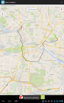 Scaricare Mock Locations (fake GPS path) Strumenti per Android Screenshot 2