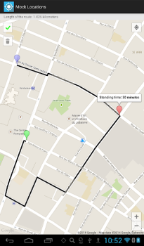 Scaricare Mock Locations (fake GPS path) Strumenti per Android Screenshot 3