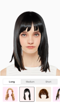 Scaricare Hairstyle Try On Color Changer Bellezza per Android Screenshot 3