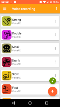 Scaricare VoiceFX - Cambia la tua voce c Intrattenimento per Android Screenshot 4