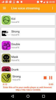 Scaricare VoiceFX - Cambia la tua voce c Intrattenimento per Android Screenshot 6