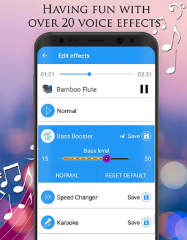 Scaricare cambia voce - Effetti audio Musica e audio per Android Screenshot 3