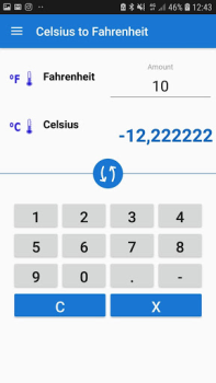 Scaricare Celsius to Fahrenheit Convert Meteo per Android Screenshot 2