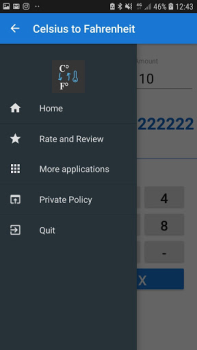 Scaricare Celsius to Fahrenheit Convert Meteo per Android Screenshot 3