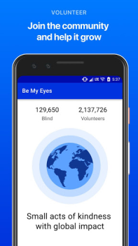 Scaricare Be My Eyes Stile di vita per Android Screenshot 5