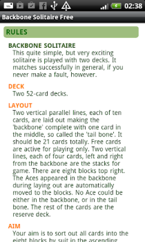Scaricare Backbone Solitaire Free Giochi di carte per Android Screenshot 5