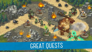 Scaricare Orcs Warriors: Offline Tower Defense Strategie per Android Screenshot 3