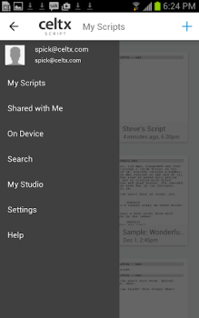 Scaricare Celtx Script Lavoro per Android Screenshot 3