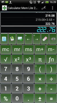 Scaricare Calcolatrice Mem Lavoro per Android Screenshot 3