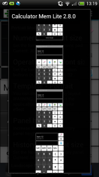 Scaricare Calcolatrice Mem Lavoro per Android Screenshot 6