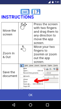 Scaricare AndroWriter editor documenti Lavoro per Android Screenshot 3