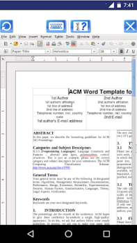 Scaricare AndroWriter editor documenti Lavoro per Android Screenshot 6
