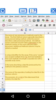 Scaricare AndroCalc Editor di fogli per Lavoro per Android Screenshot 2