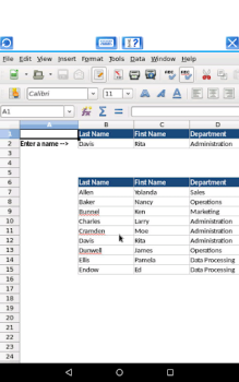 Scaricare AndroCalc Editor di fogli per Lavoro per Android Screenshot 5