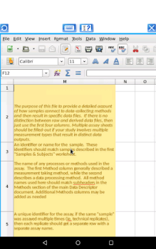 Scaricare AndroCalc Editor di fogli per Lavoro per Android Screenshot 6