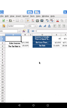 Scaricare AndroCalc Editor di fogli per Lavoro per Android Screenshot 7