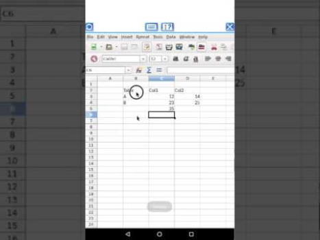Scaricare AndroCalc Editor di fogli per Lavoro per Android Screenshot 8
