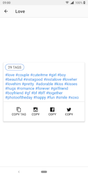 Scaricare HashTags for Instagram Sociale per Android Screenshot 4